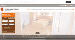 Desktop Screenshot of hotelsantamaria.net
